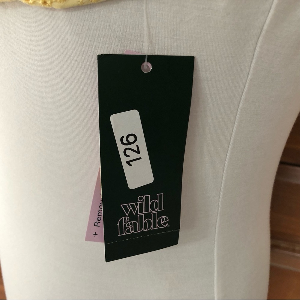 NWT Wild Fable Eyelet Lace Swim Top - Picture 5 of 6